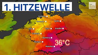 Turbulente Wetterwoche SaharaHitze wird von Unwettern unterbrochen [upl. by Adriene669]