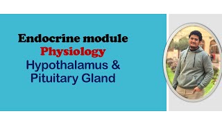 Hypothalamus amp Pituitary  Physiology  Endocrine module [upl. by Harle]