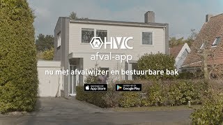 HVC Afval app  Nu met afvalwijzer en bestuurbare bak [upl. by Rolyab]