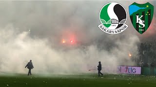 SakaryasporKocaelispor 23122023  2Division  Fevernova Groundhopping  Turkey [upl. by Enelyahs769]