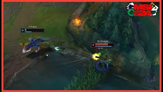 T1 Faker With Some Impressing SideSteps  MSI 2024 [upl. by Rehpotsirk166]