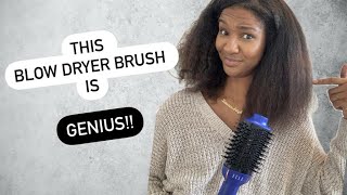 THE BEST Blow Dryer Brush for TYPE 4 Natural Hair [upl. by Euqenimod]