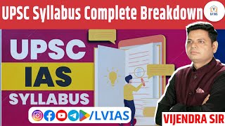 Strategy for IASPCS Syllabus Analysis amp Exam Pattern Explained  UPSC Syllabus Complete Breakdown [upl. by Oluas]