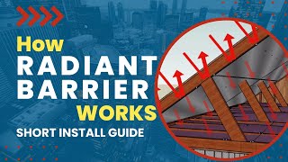 How Radiant Barrier Works  Short Installation Summary [upl. by Onaicilef]