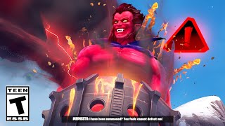 HES BEEN SUMMONED In Fortnite Event Update [upl. by Staley]