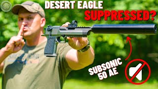 Suppressed Desert Eagle 50 Cal The World’s First Subsonic Deagle [upl. by Ardeth715]