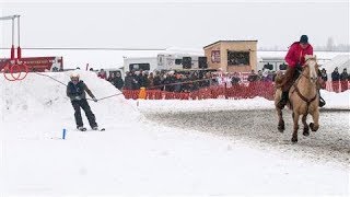 Skijoring The Wildest Winter Sport Youve Never Heard Of [upl. by Eimilb]