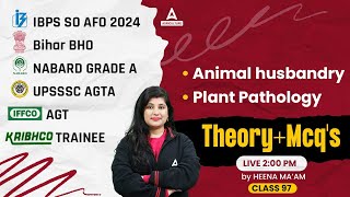 Animal Husbandry amp Plant Pathology 97  UPSSSC AGTA  IBPS SO AFO  Bihar BHO  By Heena Mam [upl. by Isla]