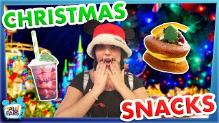 I Ate the BEST and Worst Holiday Snacks in Disneys Hollywood Studios [upl. by Nadruoj]