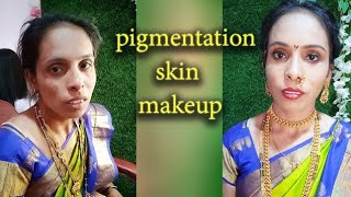 pigmentation skin makeupsimple makeup look makeup base kaise karekryolan concealer makeup base [upl. by Dolph]