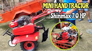 MAGKANO ANG BILI KO SA MINI HAND TRACTOR SHINMAX 70 HP  Japan technology Power mini tiller [upl. by Selin302]