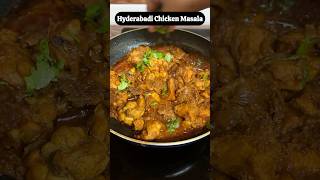 Hyderabadi Chicken Masala 🍗 shorts chicken food youtubeshorts [upl. by Wane]