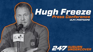 Auburn HC Hugh Freeze  ULM win [upl. by Nitsuga637]