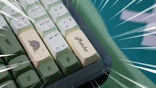 Matcha Japanese Keycap Set Review  XDA PBT [upl. by Akenn]