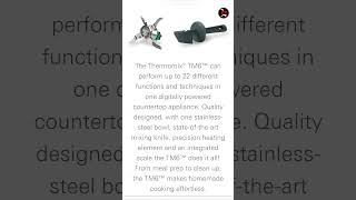 Blending Made Easy Discover the Power of the Thermomix 500 mL Food Blender [upl. by Larrad551]