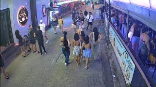 Livecam4k  Green Mango Street Night Life  Hush Bar Koh Samui  Thailand 🇹🇭 4k [upl. by Eyatnod]