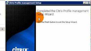 Citrix Citrix Profile Manager Install [upl. by Annahpos]