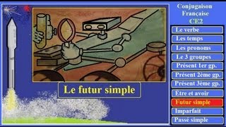 Conjugaison française CE2  910 Le futur simple des verbes des 3 groupes [upl. by Bible]