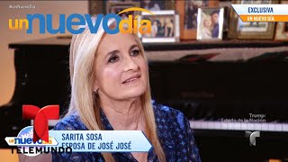 Sarita Sosa habla sobre el estado de salud de José José  Un Nuevo Día  Telemundo [upl. by Adohr439]