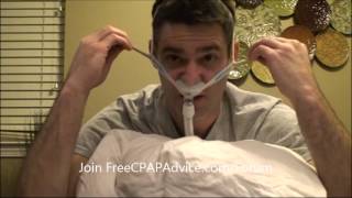 Philips Respironics Nuance and Nuance Pro Mask Fitting and Review FreeCPAPAdvicecom [upl. by Ycrem]