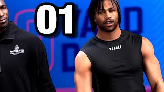 THIS WR IS TOO BIG  MADDEN 24 SUPERSTAR MODE WR EP 1   NFL Combine Draft amp Preseason WK1 [upl. by Akemej]