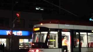 Testing the TTCs New Streetcar Door Operation amp Dewirement [upl. by Ymmac969]