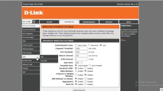 Configuration router D LINK 2730U 2740U 2750U DNS MTU [upl. by Sonnnie44]