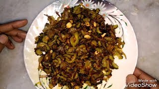 KARELE KA BHUJIA  THE LATEST ONION VERSION OF KARELA KA BHUJIA  VERY TASTY [upl. by Fawn]