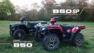 2015 Polaris  Sportsman 850 SP vs Yamaha Grizzly 700 SE [upl. by Refitsirhc422]