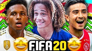 TOP 10 NEW WONDERKIDS YOU NEED TO SIGN IN FIFA 20 CAREER MODE [upl. by Ellicec]