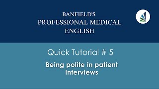 Quick OET Tutorial 5  quiz  Being polite in patient interviews [upl. by Harvison]