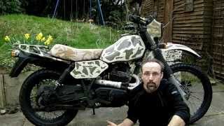 Armstrong MT500 on road review Harley Davidson MT350 MT 350  500 [upl. by Ettesyl]