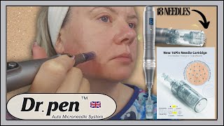 DR PEN ULTIMA M8 MICRONEEDLING PEN Review amp Demo Dermatologist Approved  Clare Walch [upl. by Tra606]