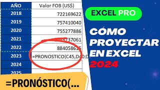 Proyecciones 2024 en Excel Cómo Predecir y Planificar con Precisión 🚀 [upl. by Tsirc]