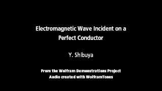 Electromagnetic Wave Incident on a Perfect Conductor [upl. by Adnih]