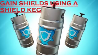 Gain Shields Using a Shield Keg FAST WAY Season Quest  Fortnite [upl. by Aima]