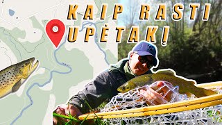 Upėtakių žvejyba spiningu ir Kaip juos rasti [upl. by Appleton958]