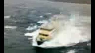 Manly Ferry punches through massive wave [upl. by Trude583]