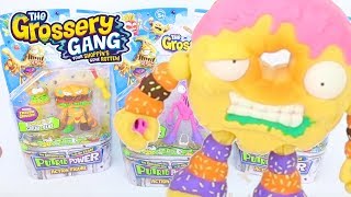 SEASON 3 GROSSERY GANG  SERIES 3 UNBOXING ACTION FIGURES  Donut  Gooey  Meat  Toy Unboxing [upl. by Macfadyn793]