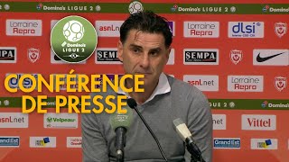 Conférence de presse AS Nancy Lorraine  Tours FC  31   201718 [upl. by Modeerf198]