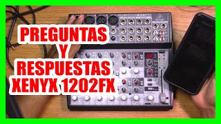 Mixer XENYX 1202 FX  Preguntas y Respuestas [upl. by Victory730]