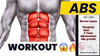 ABS Workout at home 400 Addominali [upl. by Peltz]