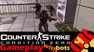 CounterStrike Condition Zero gameplay with Hard bots  Fastline  Terrorist [upl. by Annahsit]