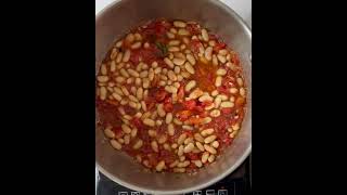 Cannellini Bean Spinach Tomato Stew [upl. by Llerahs]