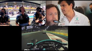 RedBull vs Mercedes Full Live Reactions Final Lap Abu Dhabi GP 2021 F1 [upl. by Omura]