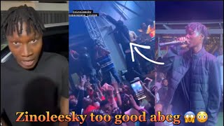 Zinoleesky SURPRISE His fans on stage as he Perform his new song ‘many things’ for the first time😱 [upl. by Aikehs]