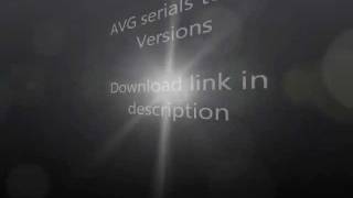 AVG serials to all Versions [upl. by Schluter892]