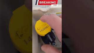 How to Fix a Toilet That Wont Stop Running How To Inspect a Toilet Fill Valve shorts [upl. by Ainex453]