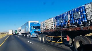 South Africa Today  Traffic on the N1 outside Hopetown [upl. by Ber392]