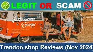 Trendoo shop Reviews  Nov 2024 Beware of Scam Watch Now [upl. by Llenaj450]